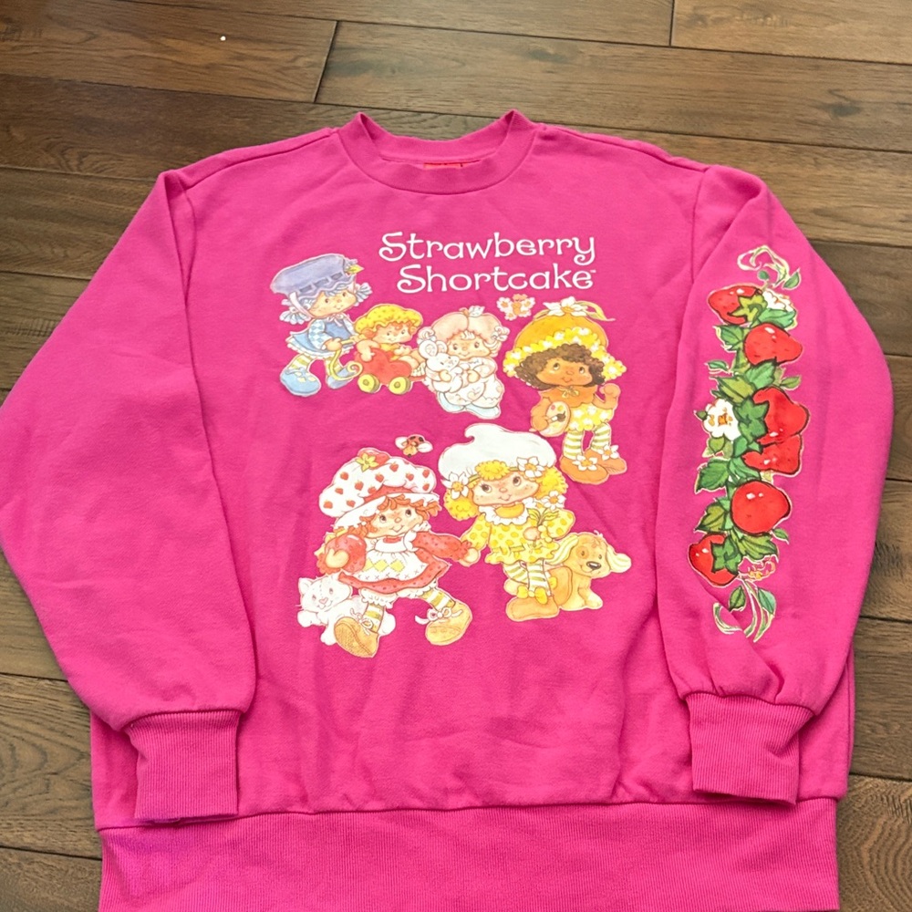 Women's Strawberry Shortcake Long Sleeve Sweatshirt